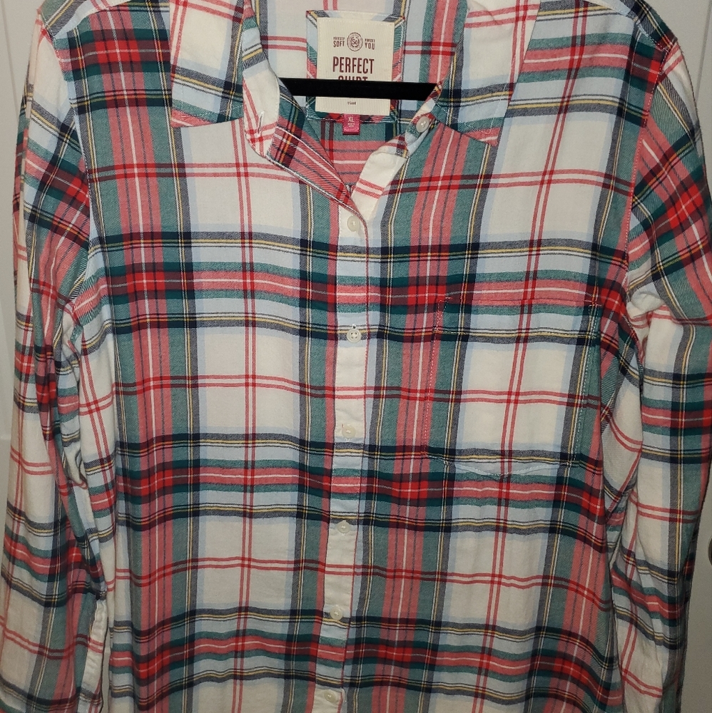 SO flannel tee